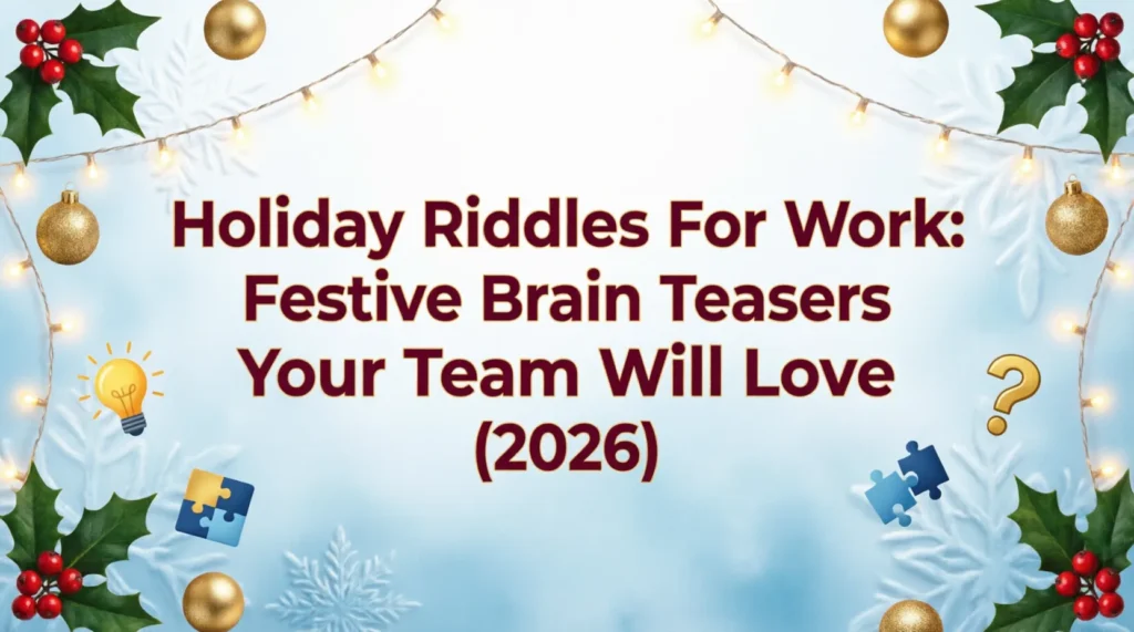 holiday riddles for work