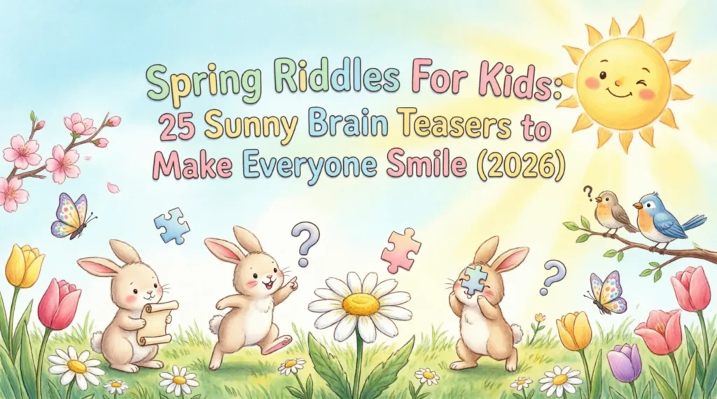 spring riddles for kids