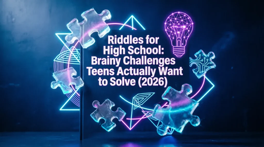 riddles for high school