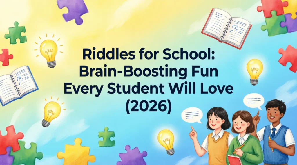 riddles for school