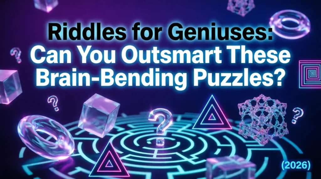 riddles for geniuses