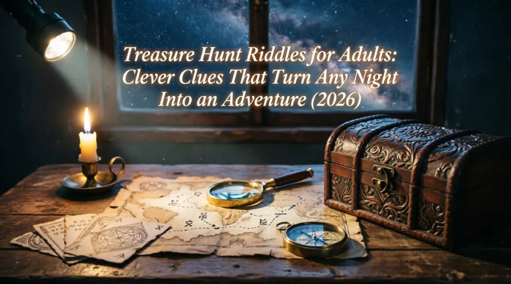 treasure hunt riddles for adults