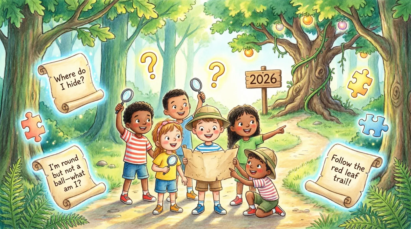 scavenger hunt riddles for kids