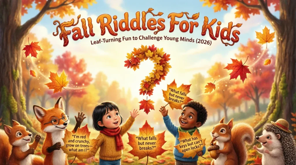 fall riddles for kids