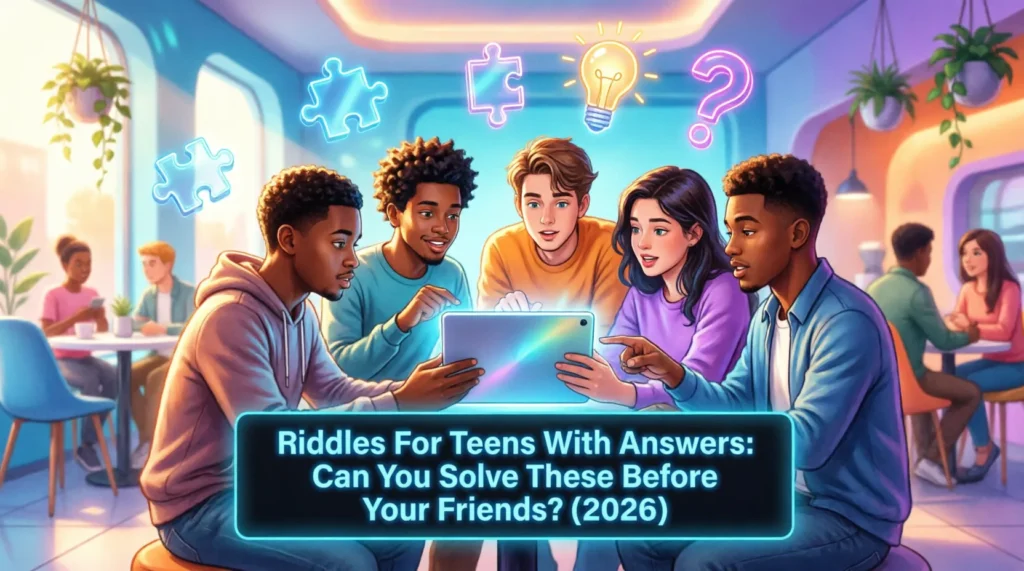 riddles for teens with answers