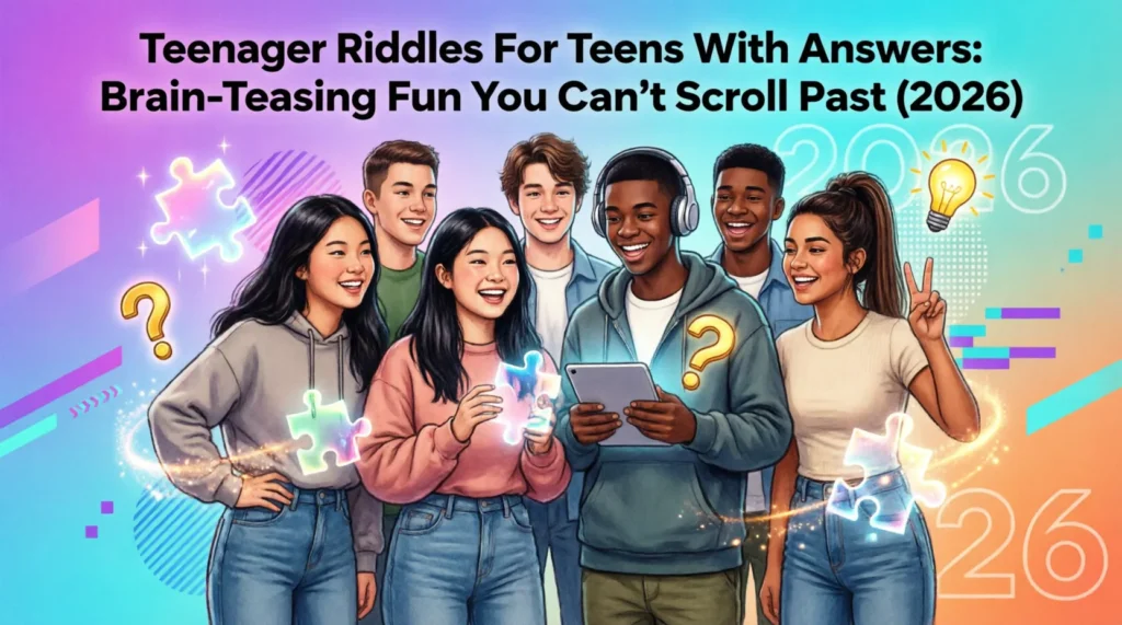 teenager riddles for teens with answers