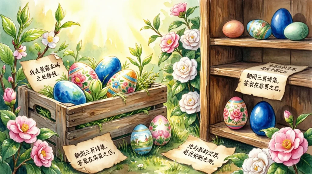 easter egg hunt riddles for adults