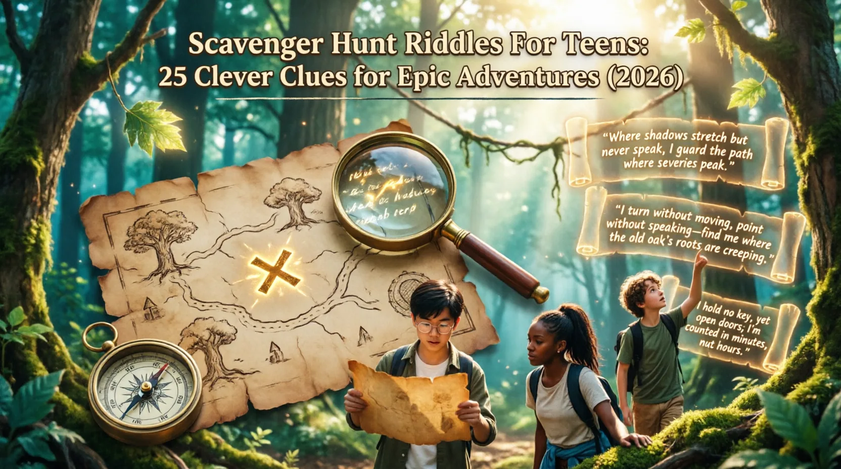 scavenger hunt riddles for teens