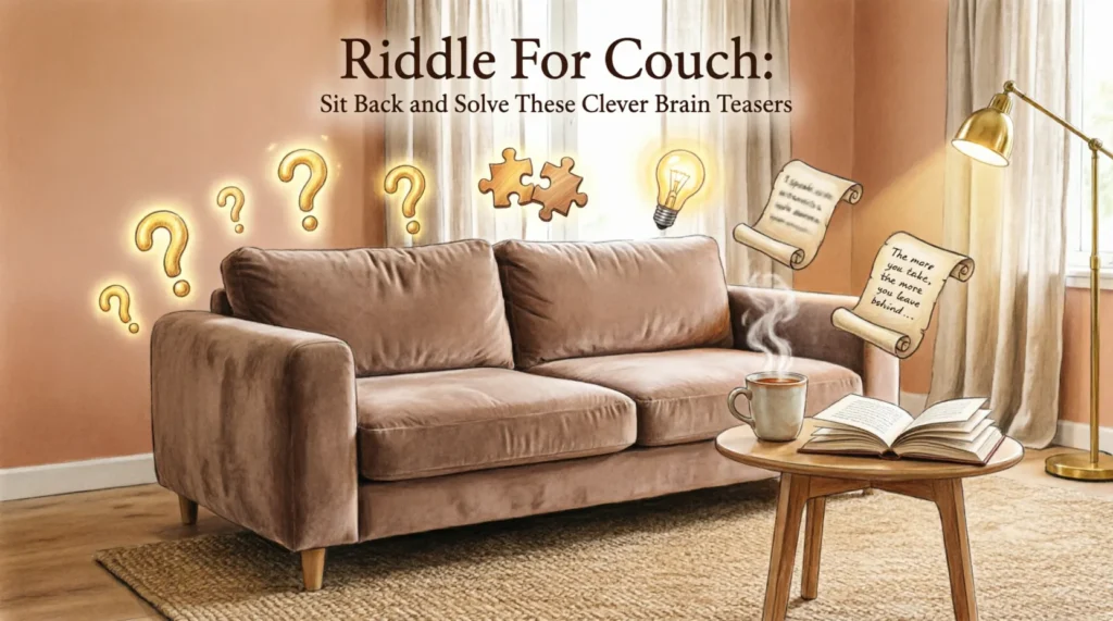 riddle for couch