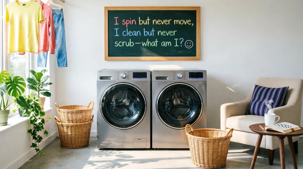 riddle for laundry room