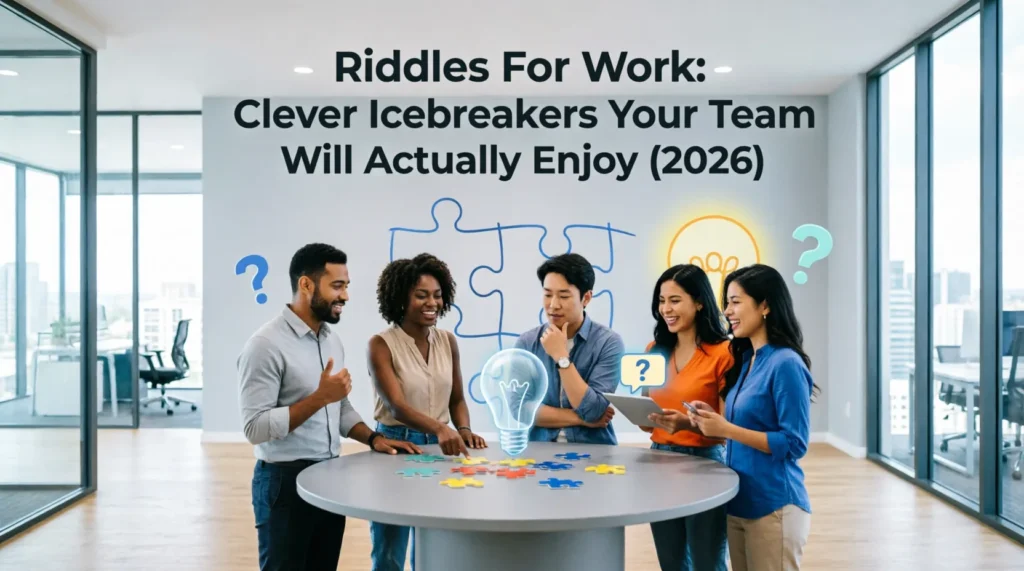 riddles for work