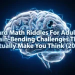 hard math riddles for adults