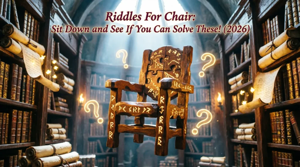 riddles for chair